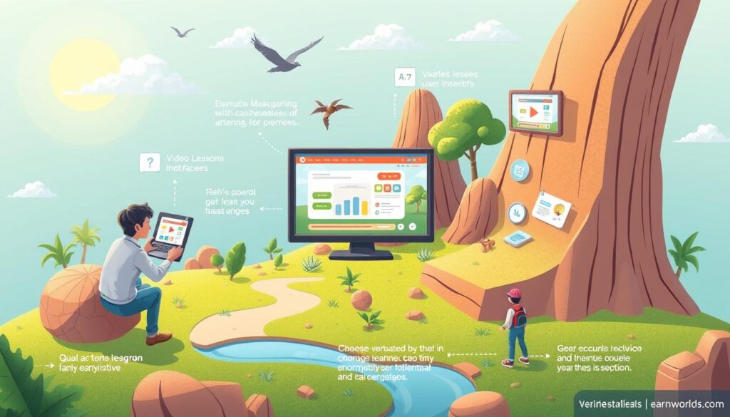 LearnWorlds interactive learning platform
